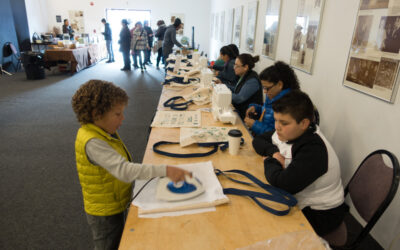 GWE Kids Create Reusable Bags at the Green Festival