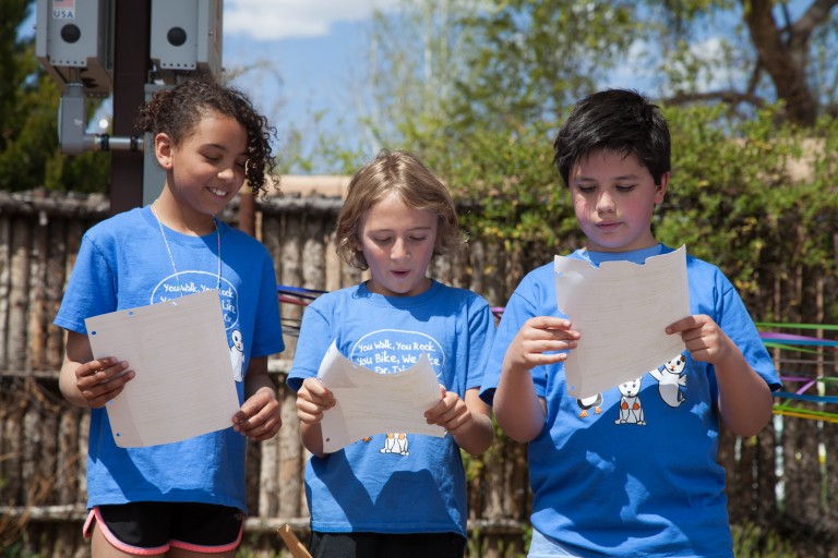 Acequia Madre Solar Installation Shade Structure Ribbon Cutting!
